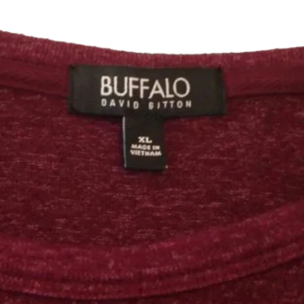 Buffalo David Bitton Magenta Pink Women’s Crewneck Sweater, Size XL